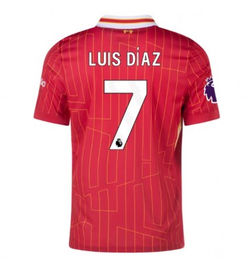 Liverpool Luis Diaz #7 Replica Home Stadium Shirt 2024-25 Short Sleeve